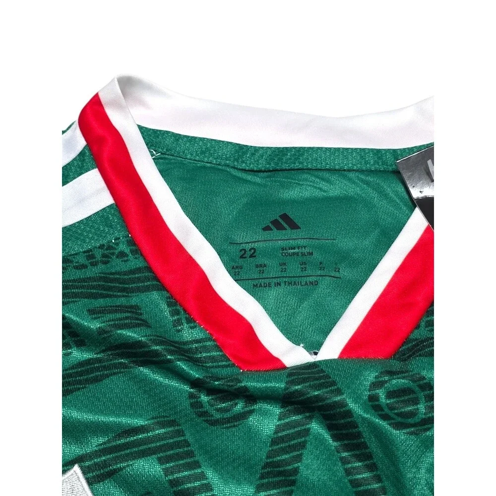 Mexico 2026 Green Youth Kids Jersey & Shorts Kit World Cup Special  Mendez Sz 22
